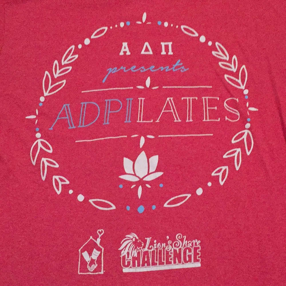 ADPi Pilates philanthropy shirt
